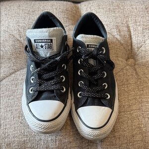 Converse Black & White Kids Low Top Sneakers